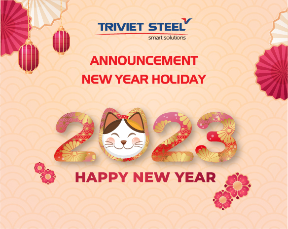annoucement new year holiday 2023