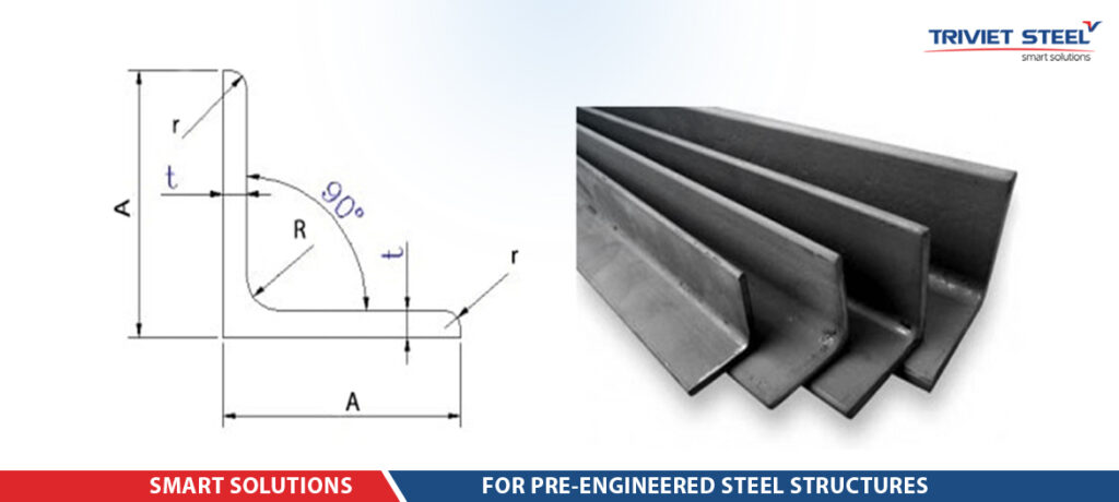 angle steel - steel structure component