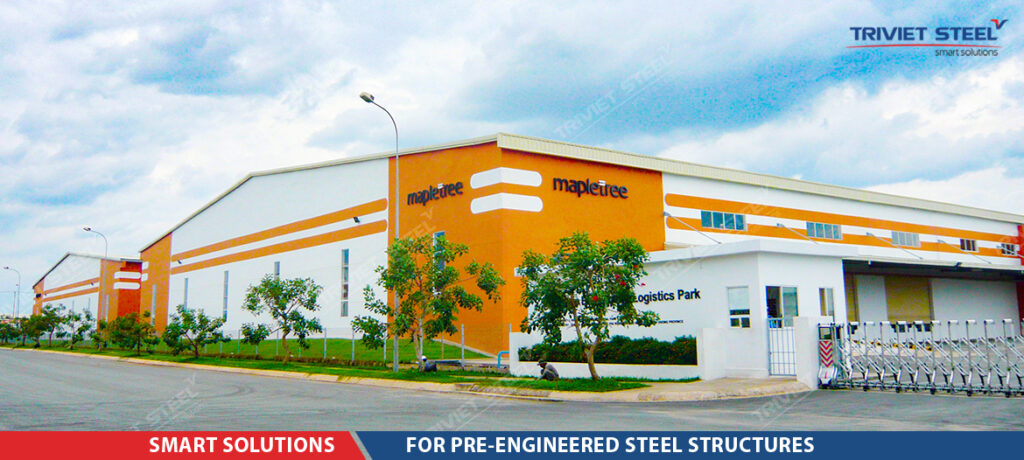 Maple tree pre-engineered steel warehouse