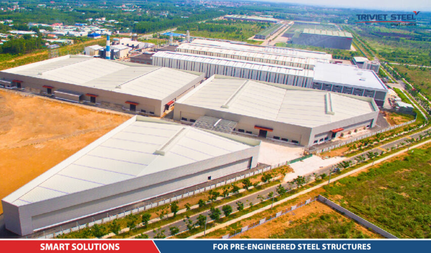 Pre Engineered Shop Building Pre-Engineered Steel Buildings - Tri Viet Steel Building