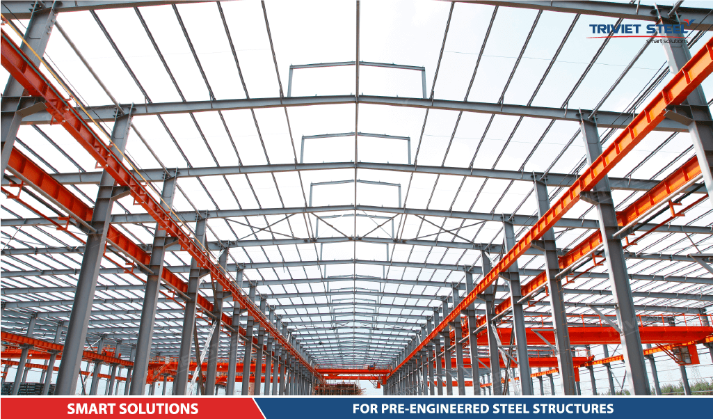 Steel structures are made up of a variety of steel components.