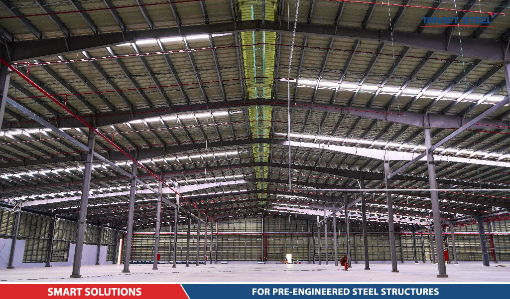 Steel structure refers to the construction of pre-engineered steel buildings by connecting various steel components of different shapes and sizes.