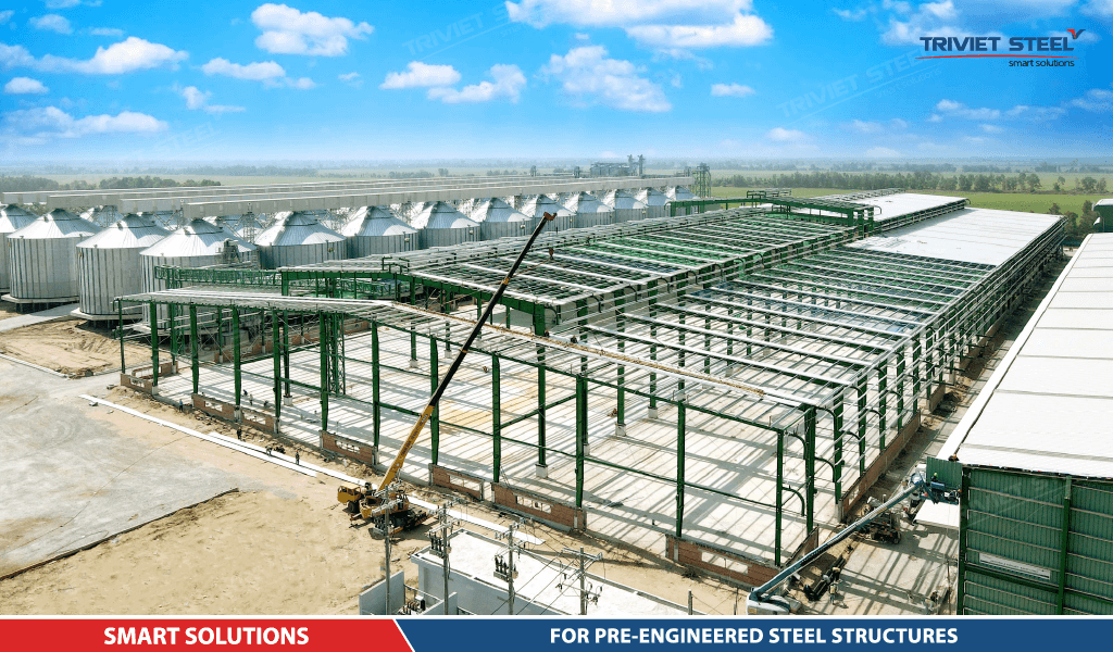Steel structures are becoming increasingly popular in construction, especially in civil and industrial projects.