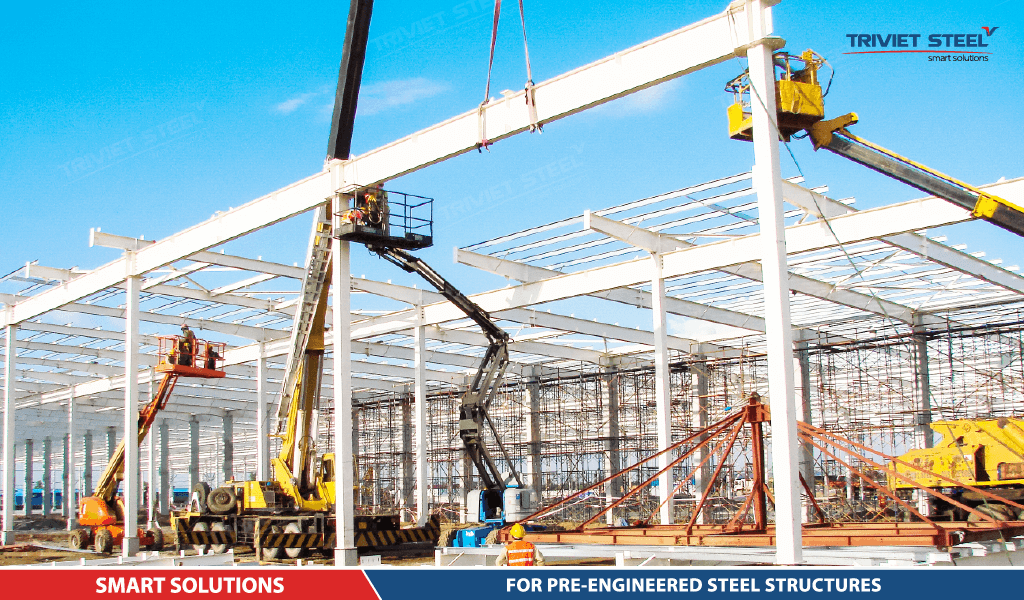 Nhà Thép Trí Việt cam kết đem đến sản phẩm kết cấu nhà thép chất lượng và đáng tin cậy cho mọi dự án xây dựng