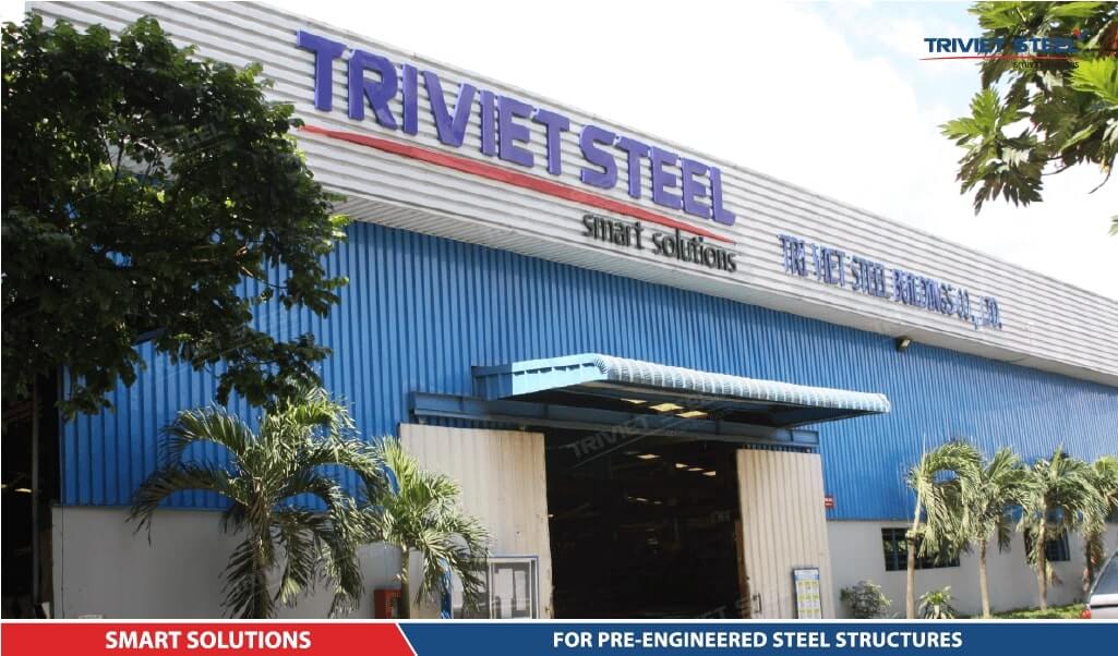 Tri Viet Steel is one of the leading companies in the field of pre-engineered steel building construction in Vietnam.
